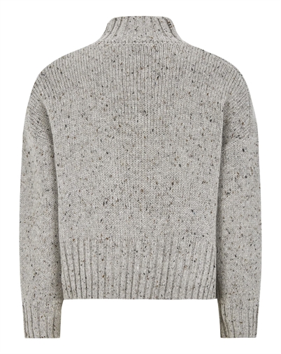 Soft Rebels - SRNemo High Neck Strik - Medium Grey Melange